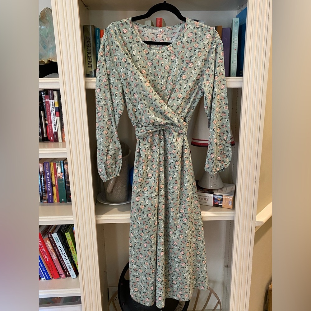 Floral Wrap Dress